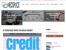 Tablet Screenshot of neosplice.com
